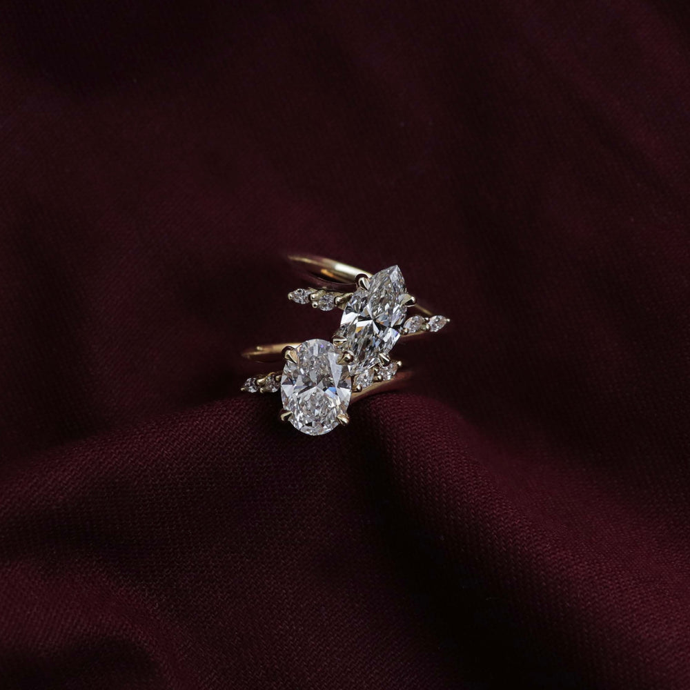 
                      
                        The Amira Ring - Marquise with Marquise Accents
                      
                    