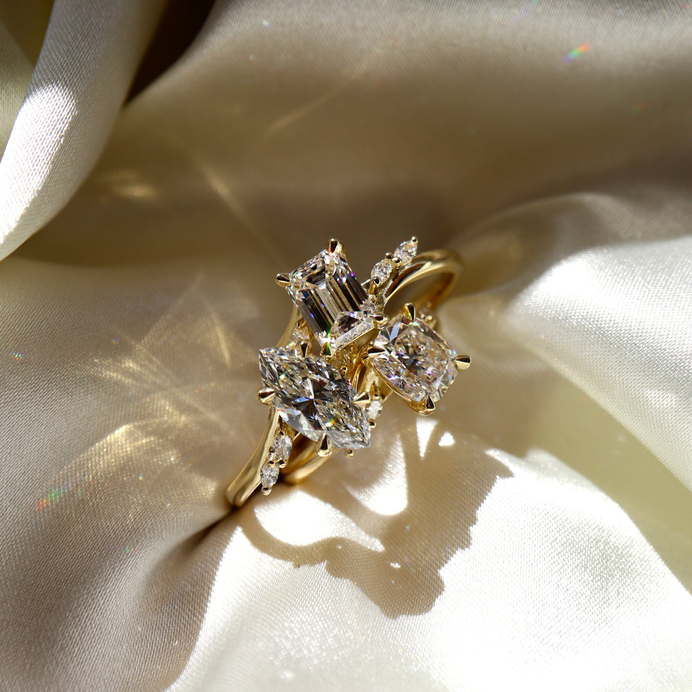 
                      
                        The Amira Ring - Marquise with Marquise Accents
                      
                    