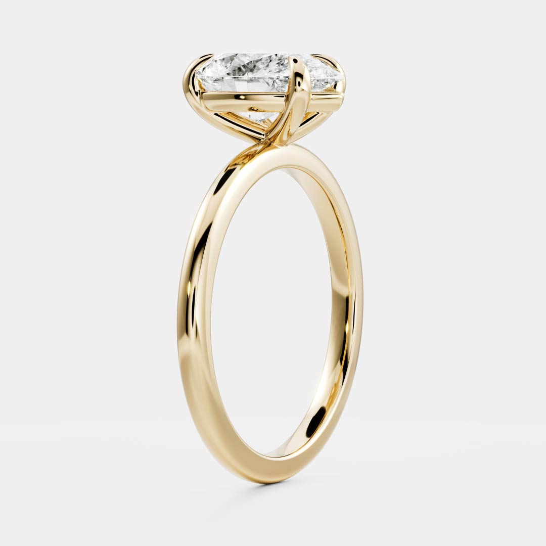 The Sophia Ring - Pear Solitaire