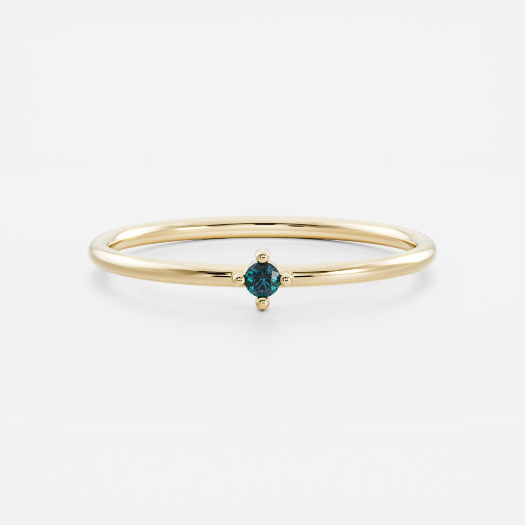 Signature Alexandrite Birthstone Ring - June