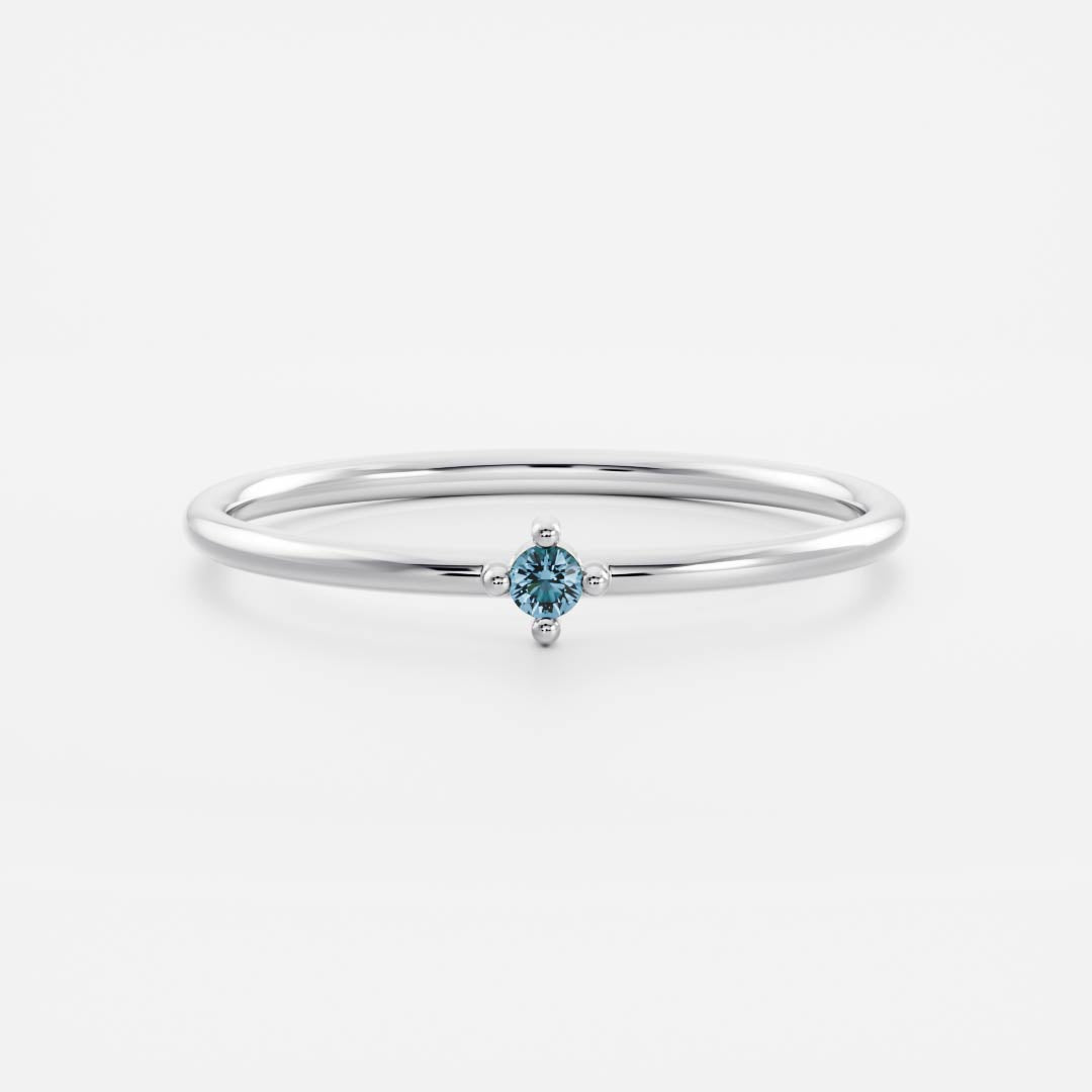 Aquamarine deals birthstone ring