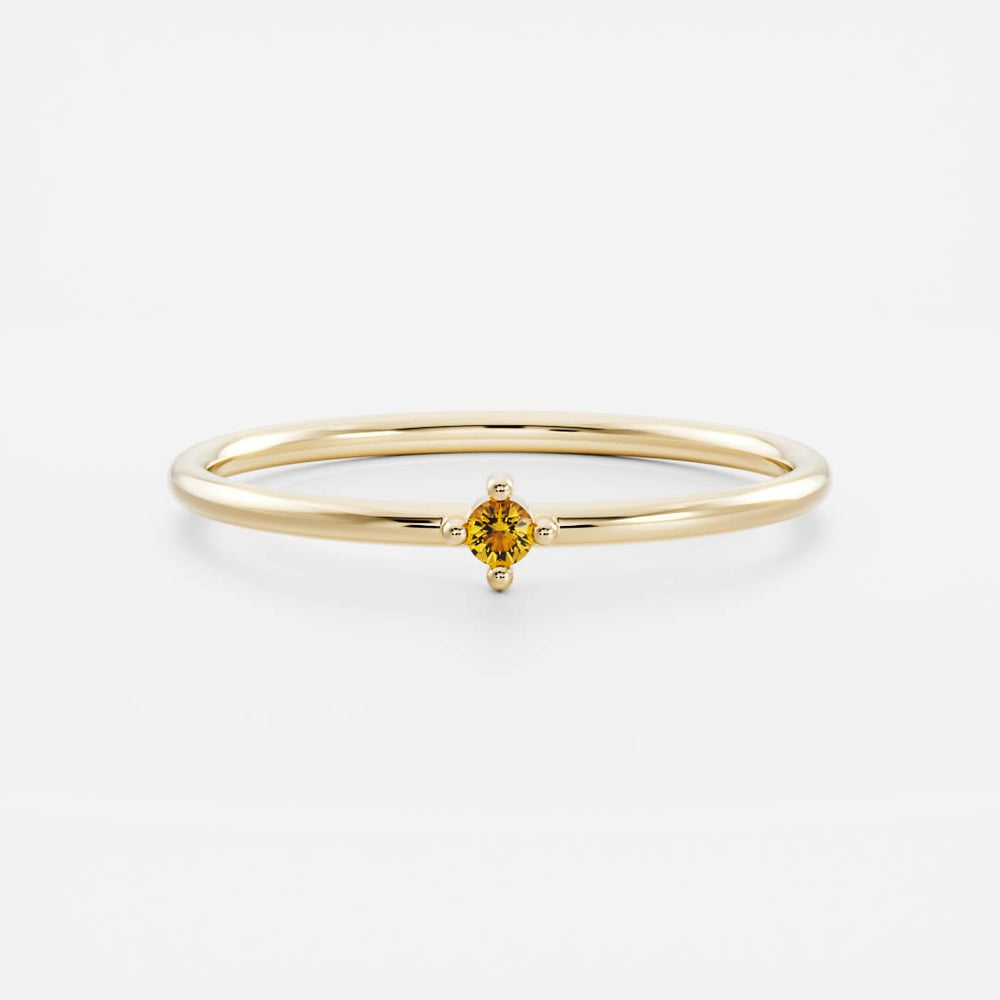 Signature Citrine Birthstone Ring - November