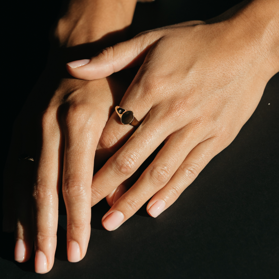 Signature Marquise Signet Ring