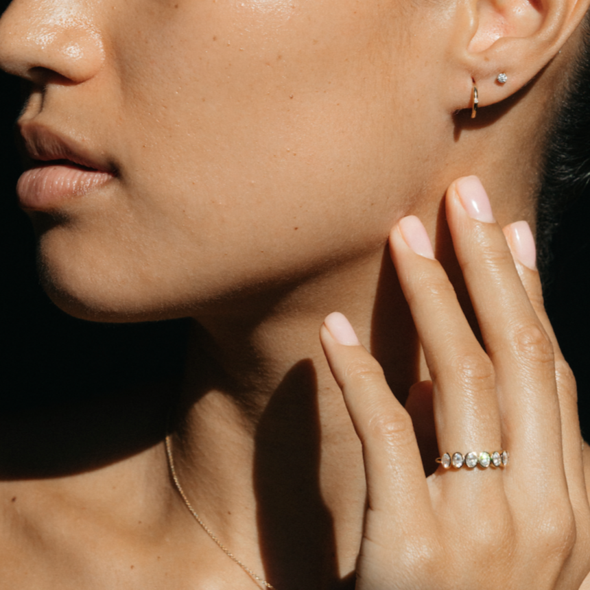 
                      
                        The Signature Round Studs
                      
                    