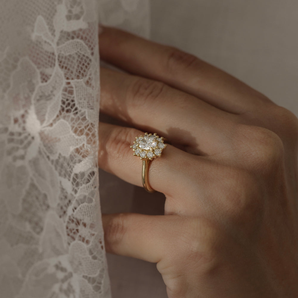 
                      
                        The Eloise Ring - Oval Antique Halo
                      
                    