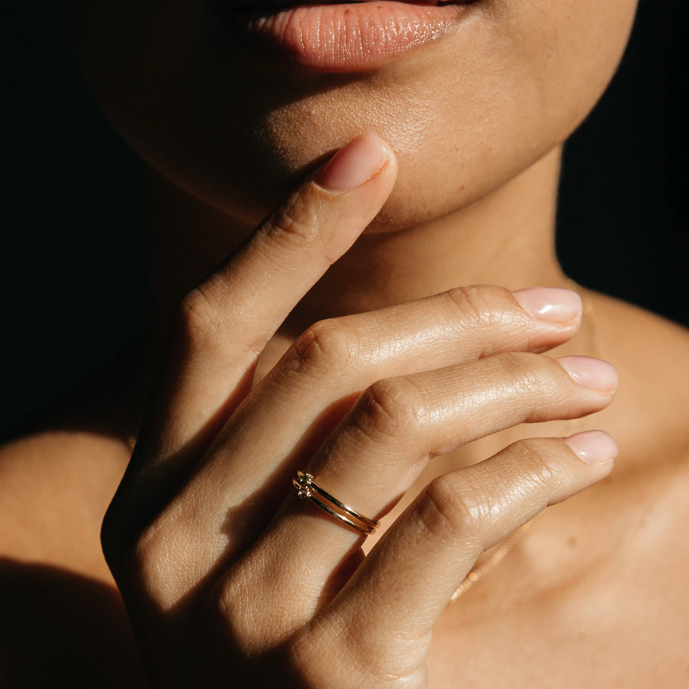 
                      
                        Signature Peridot Birthstone Ring - August
                      
                    