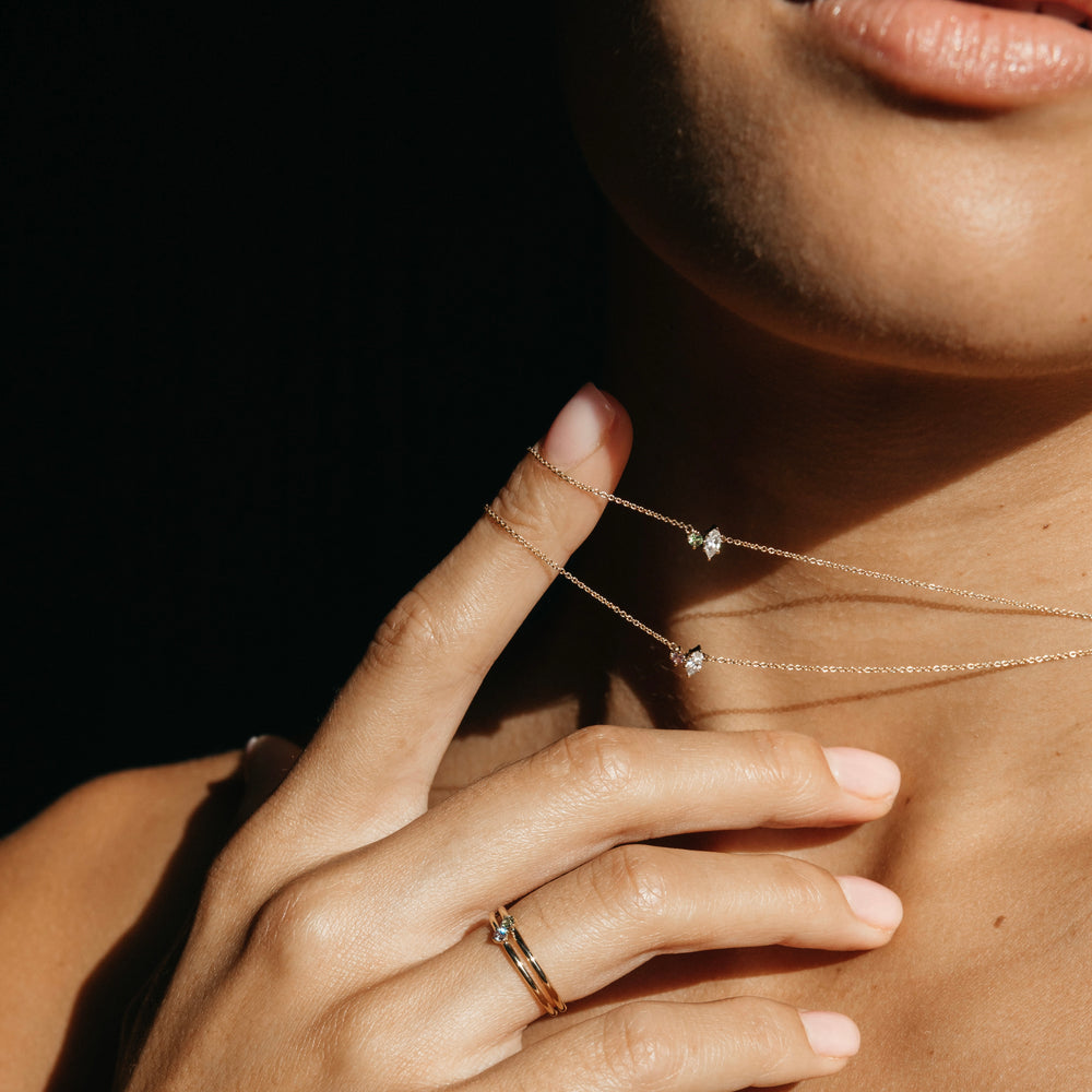 
                      
                        Signature Peridot Birthstone Ring - August
                      
                    