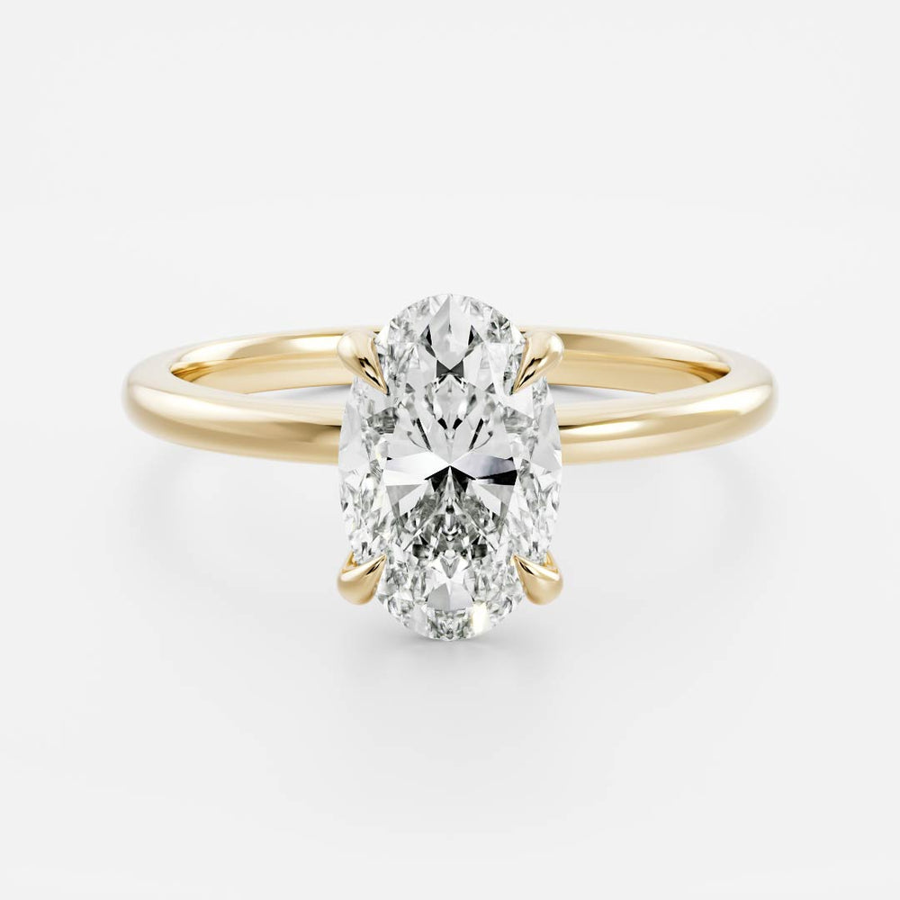 The Luise Ring™ - Oval Solitaire