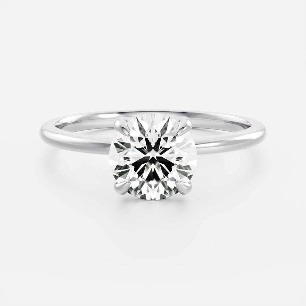 The Isla Ring - 2.5ct Round Moissanite Solitaire