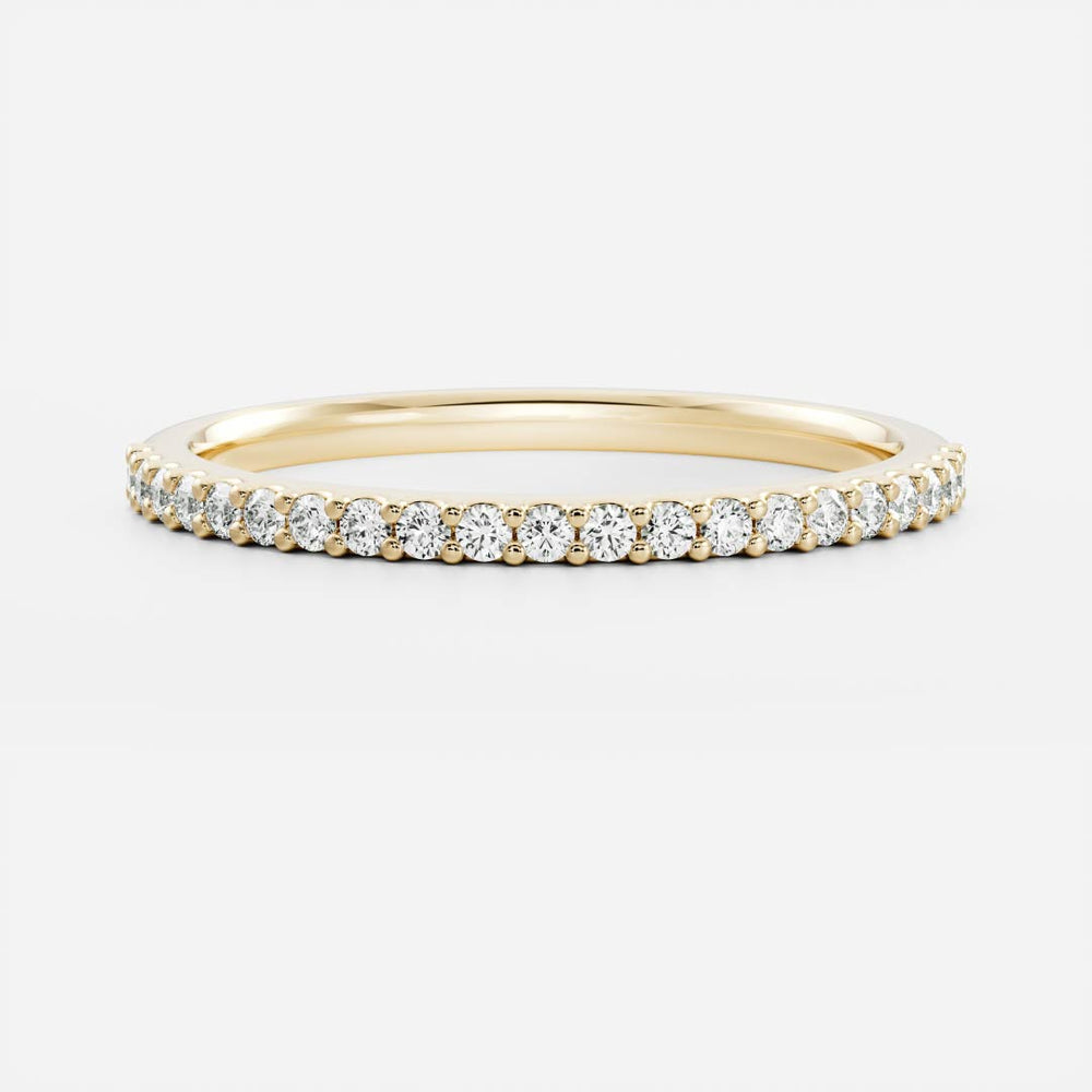 The Ava Ring  - Pavé Wedding Band