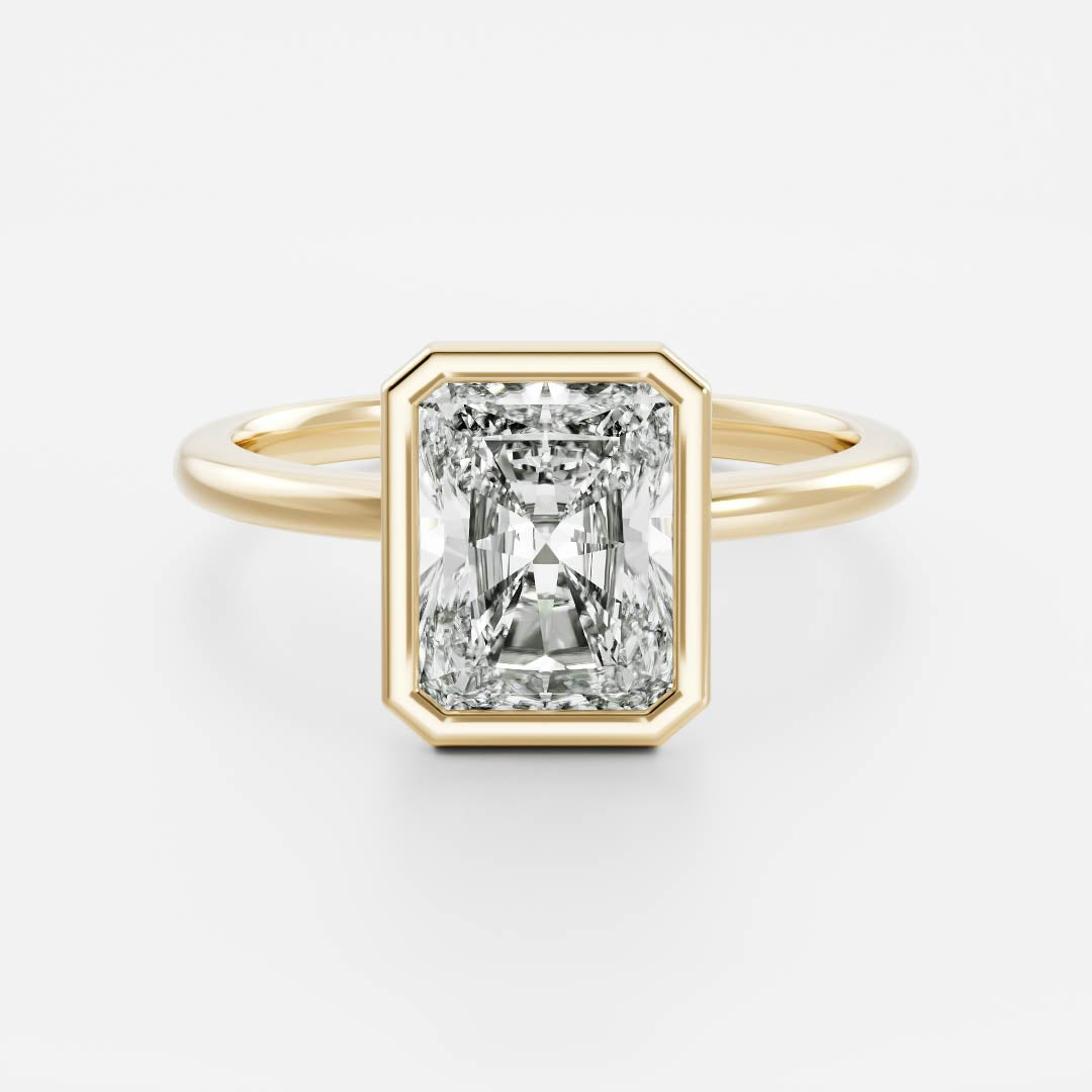 The Vienna Ring - Radiant Bezel Solitaire