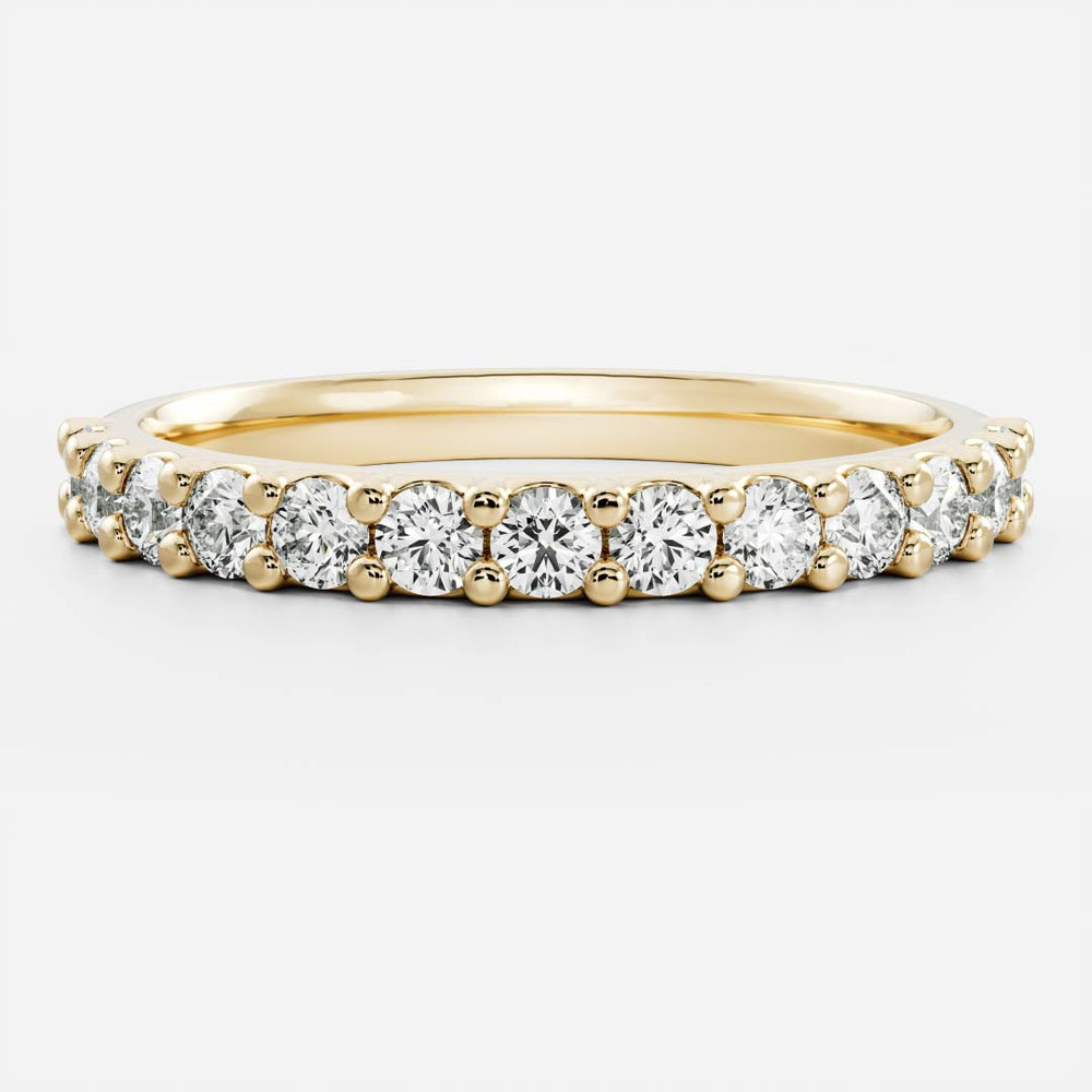 The Skylar Ring - Large Pavé Band