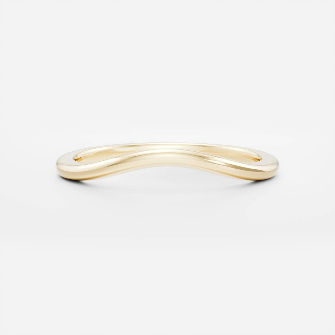 The Classic Curved Ring - 18K Yellow Gold