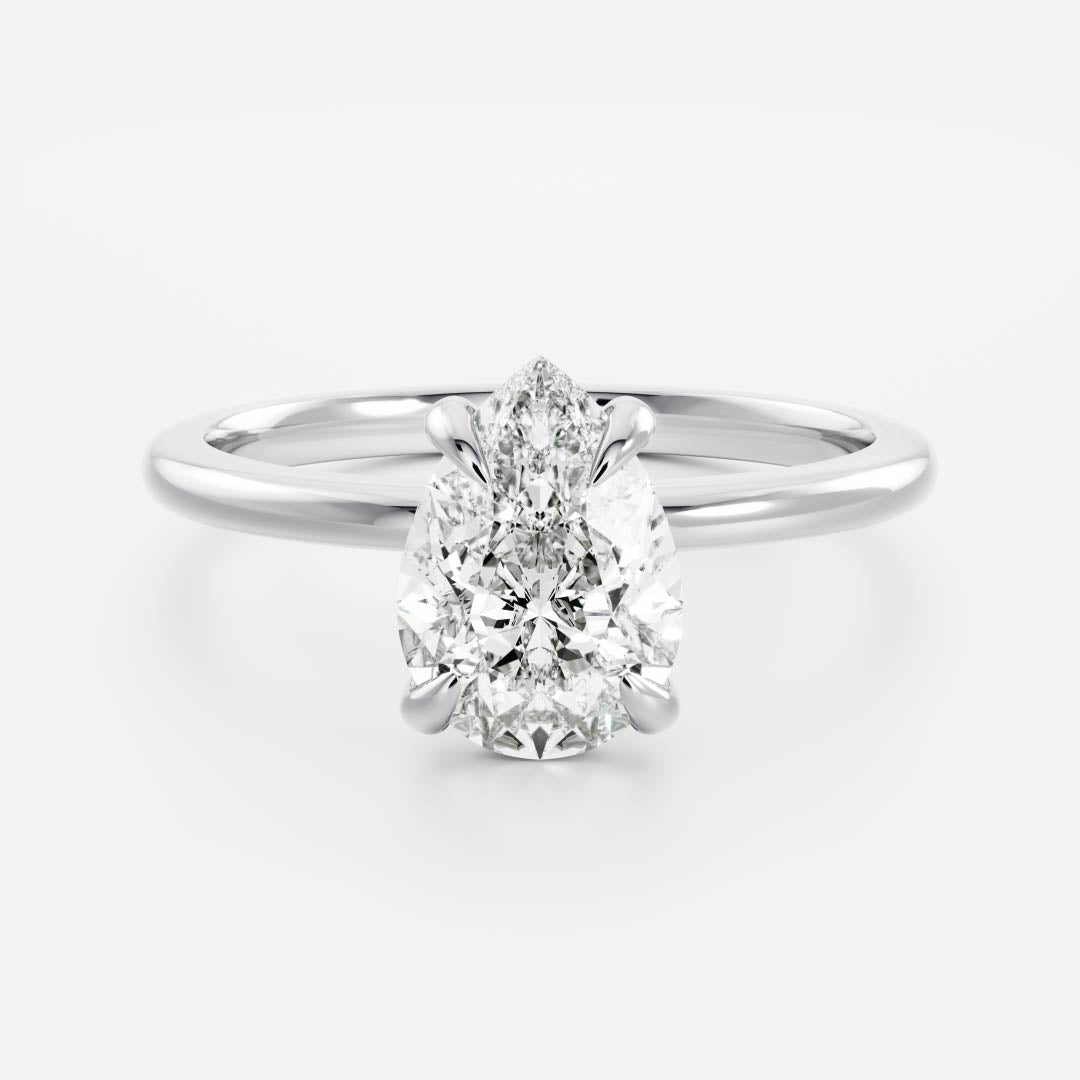 The Sophia Ring - Pear Solitaire 1.12ct Lab Grown Diamond