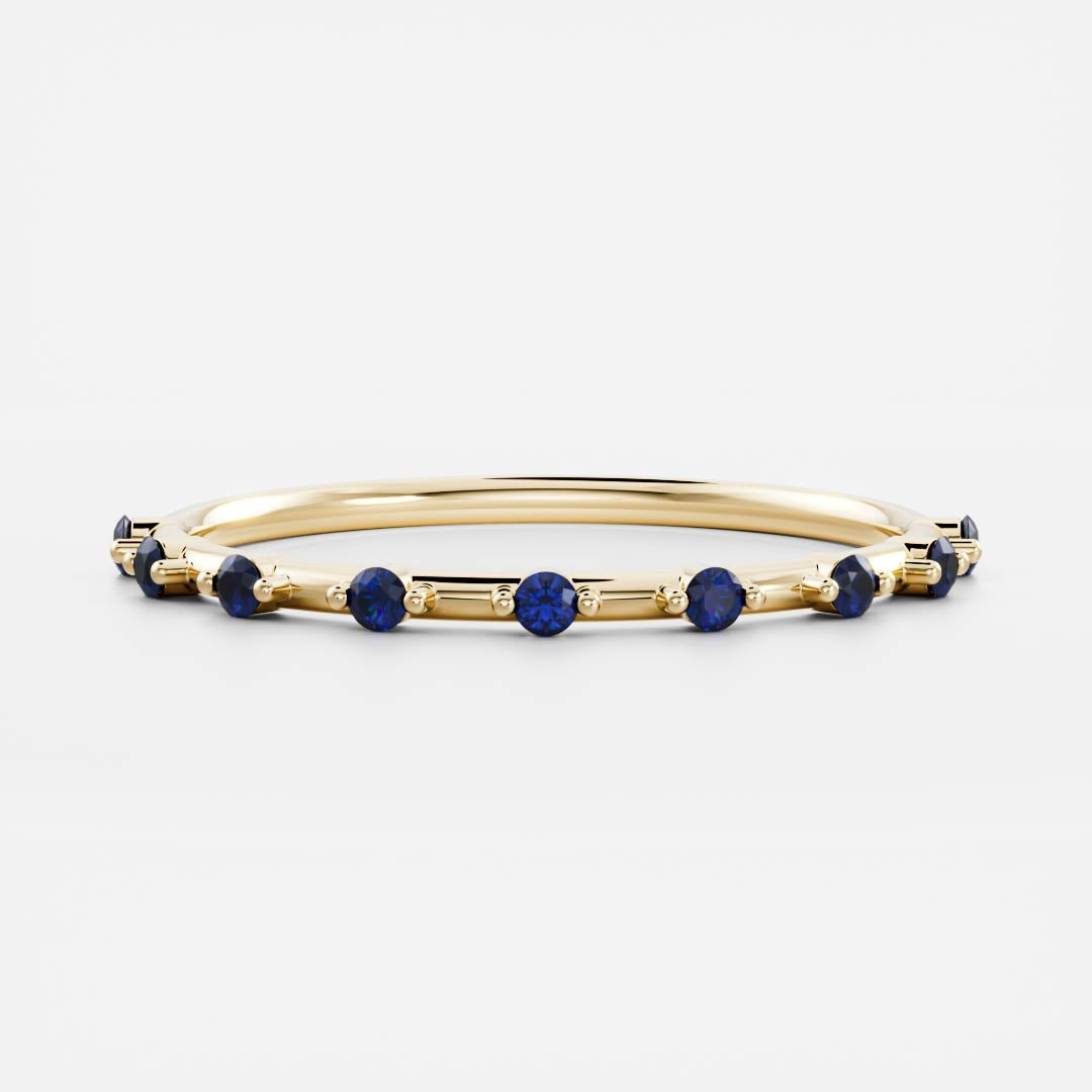 The Clara Ring - Cultured Sapphire Ceremonial Ring