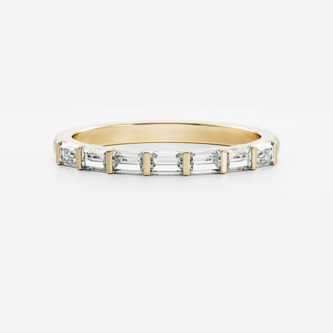 The Noemie Ring - Baguette Wedding Band