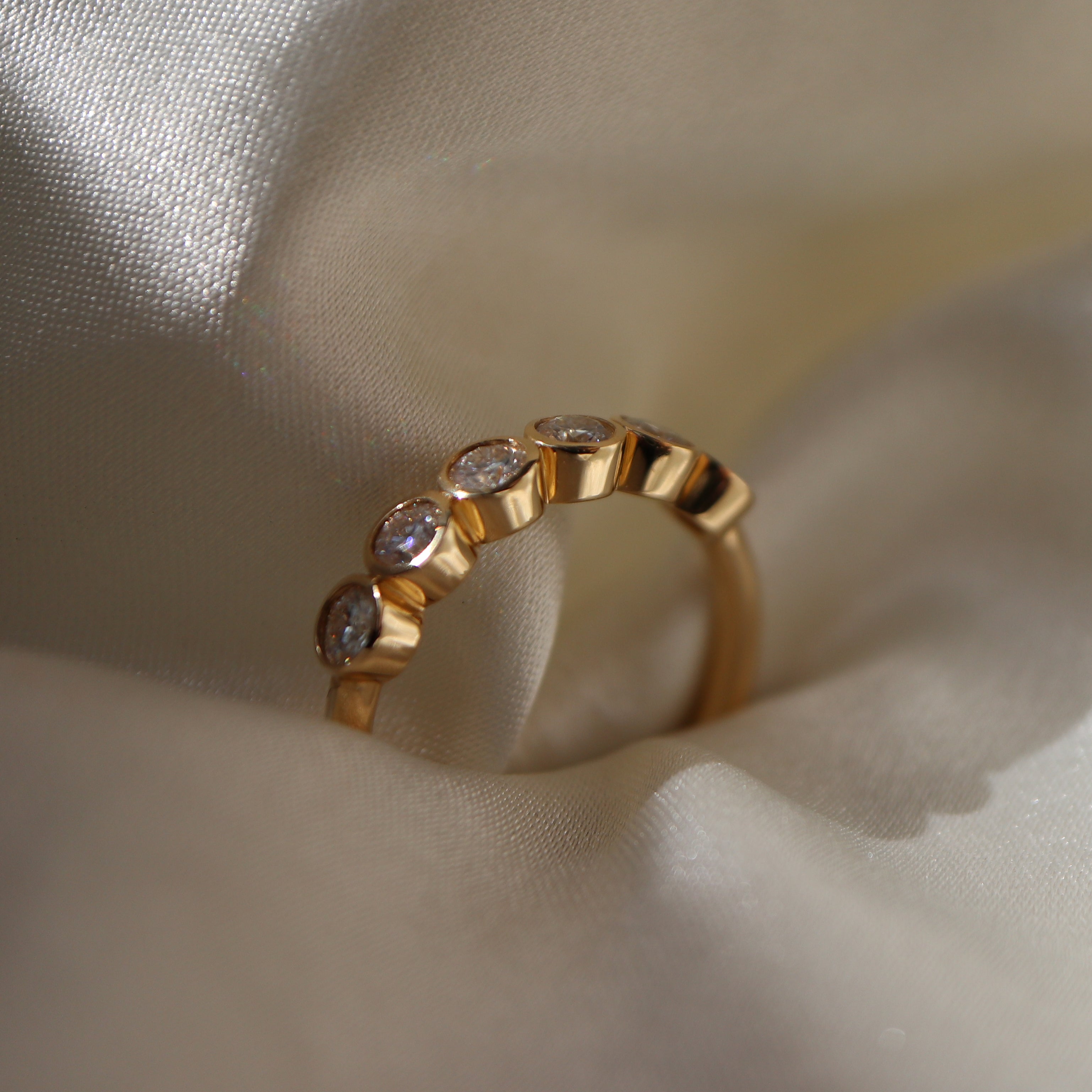 The Harper Round Bezel Ceremonial Ring