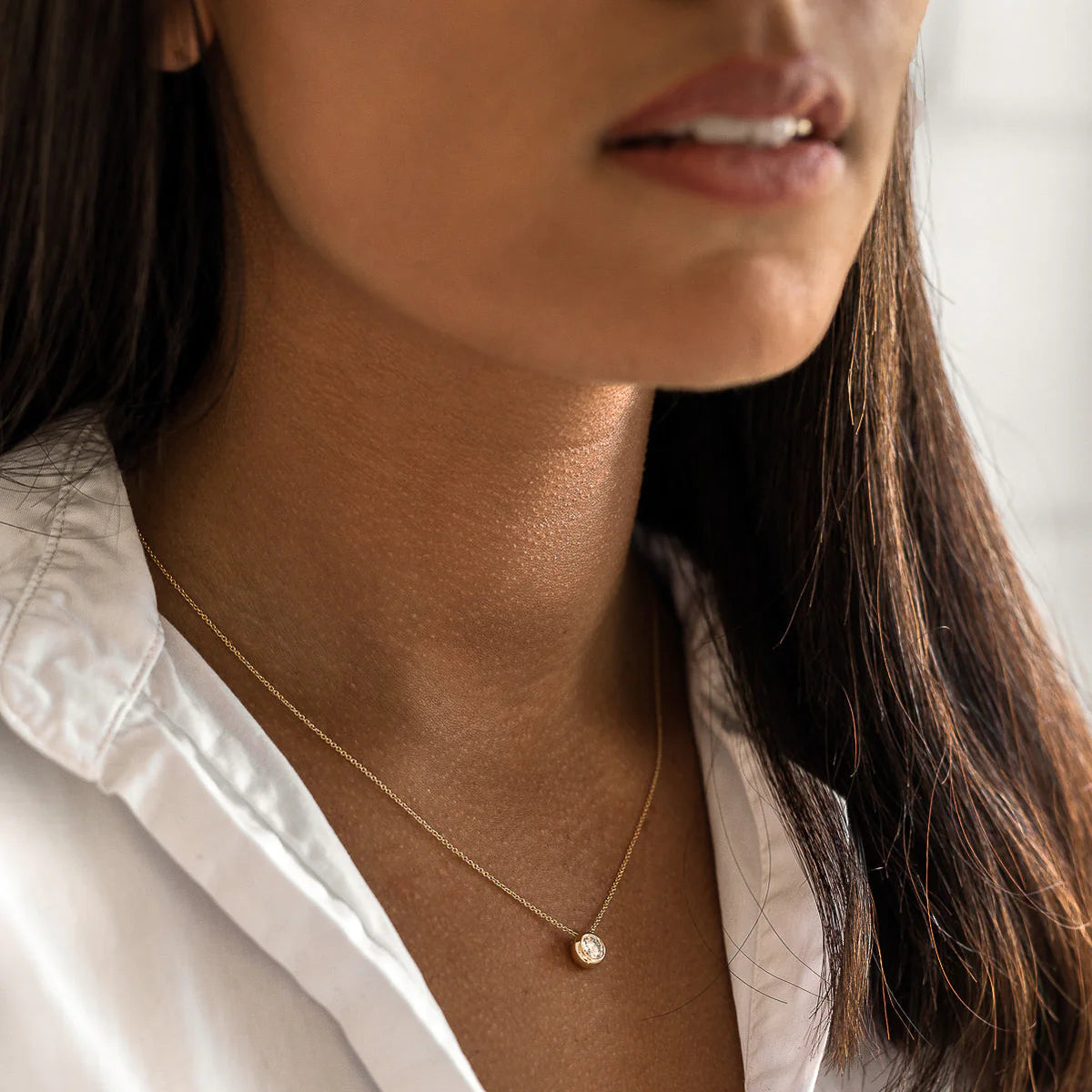 The Vera Necklace 3mm (0.1ct)