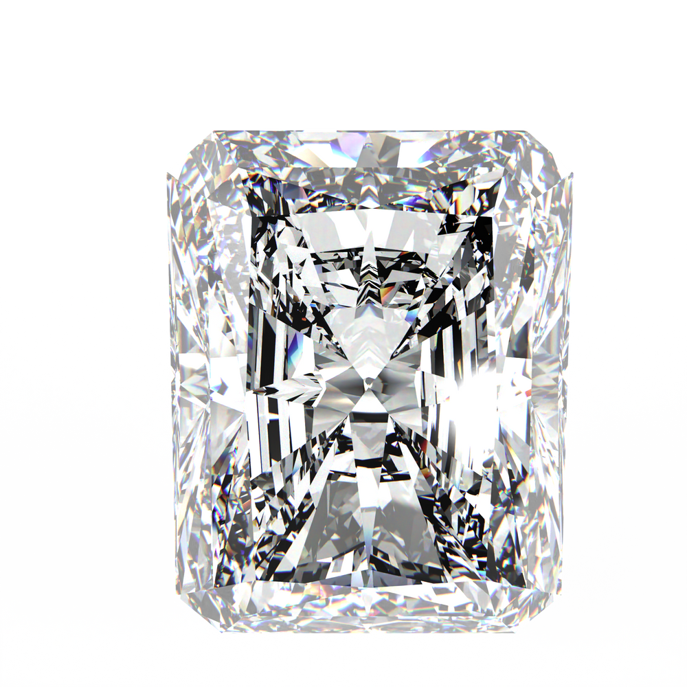 Moissanite Radiant 2.8ct